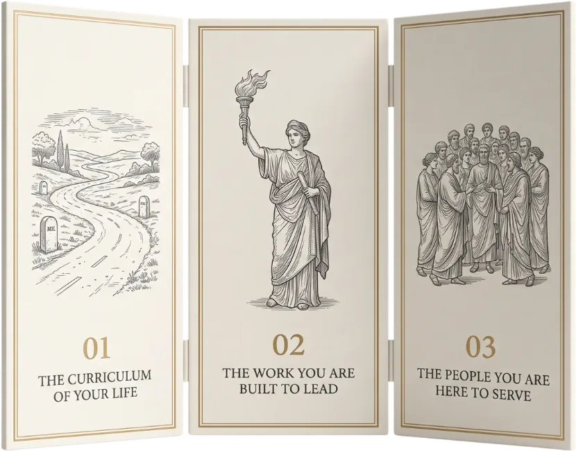 The arc of the program: your curriculum, the work you are built to lead, the people you are here to serve