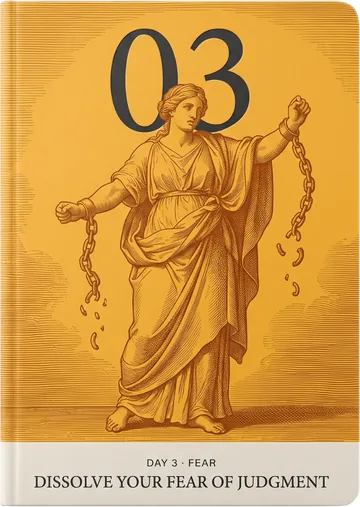 Day 3 workbook: Dissolve Your Fear of Judgment